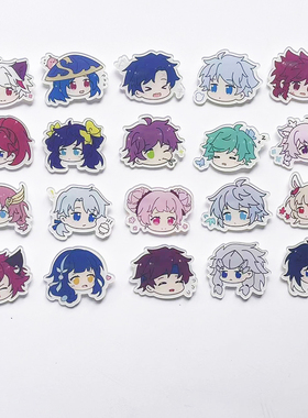 王者荣耀同人周边Q版胸针李白守约诸葛亮曜貂蝉细闪磨砂徽章