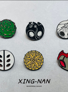 空洞骑士仿珐琅金属徽章胸针冰箱贴游戏周边同人国王之魂