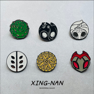 空洞骑士仿珐琅金属徽章胸针冰箱贴游戏周边同人国王之魂