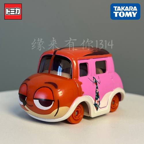日本进口TAKARA多美卡SP系列迪士尼疯狂动物城2尼克合金车模玩具
