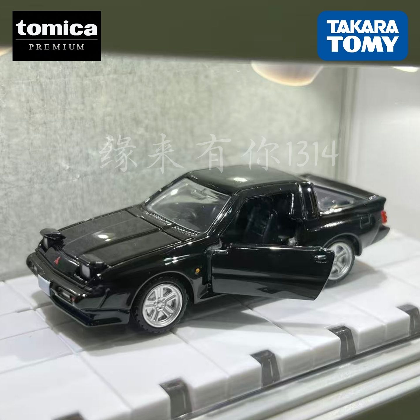 日本进口TMKARA多美卡黑盒旗舰版TP13 三菱 Starion 合金车模玩具