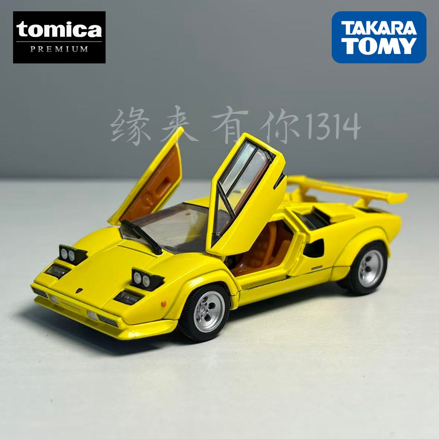 日本进口多美卡限量版1：43兰博基尼LP500S康塔什 仿真合金车模型