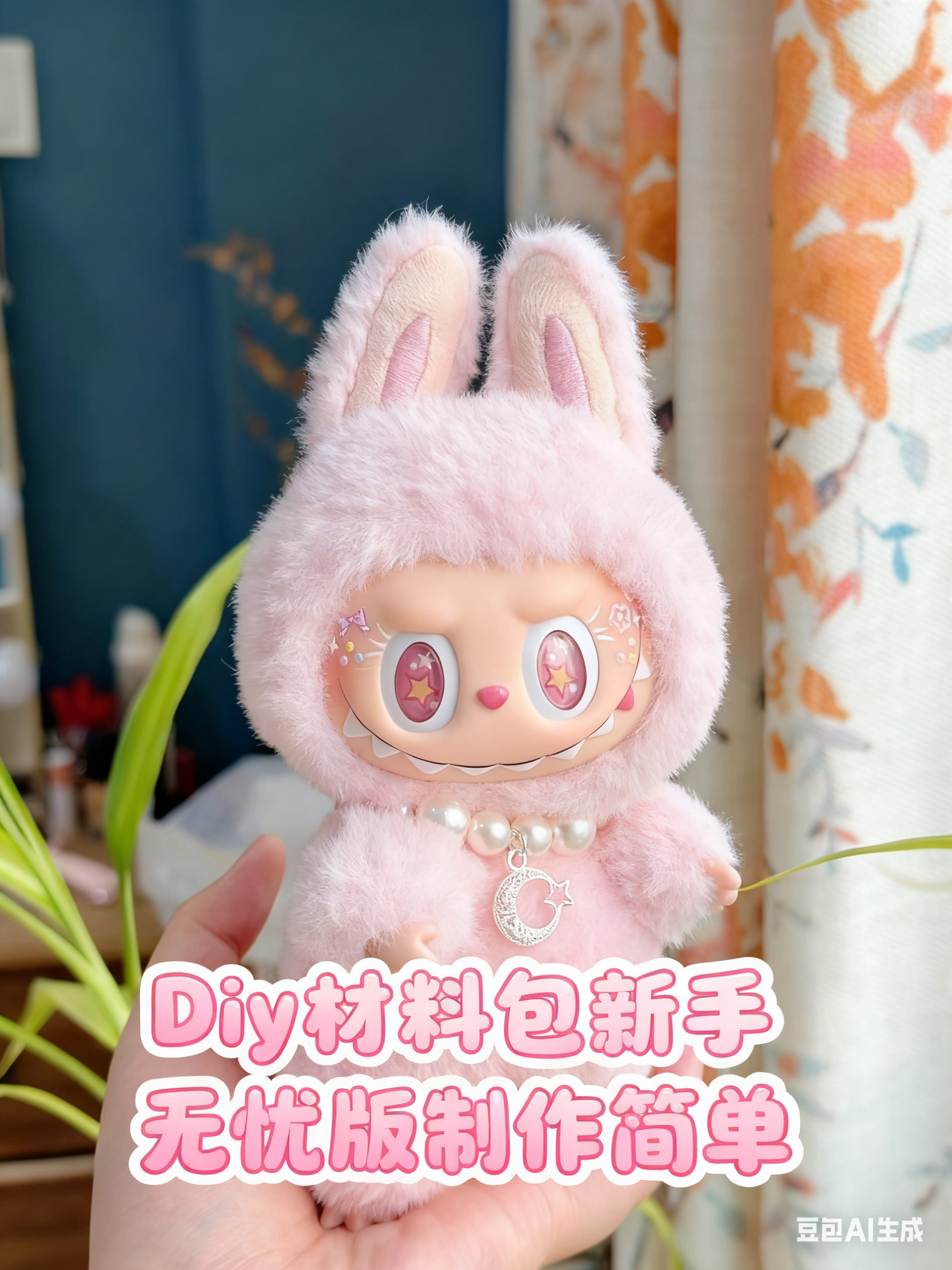 (非成品)lisa同款拉布布现货全套拉布布材料热门活动项目