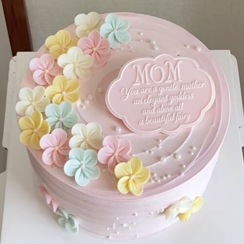 网红母亲节摆件巧克力蛋糕装饰