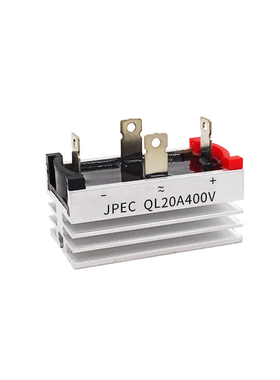 JPEC上海奇亿 QL QZ20A400V单相整流桥 桥堆带散热器QZ QL2004