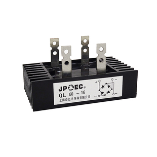 QL16-16 单相整流桥 整流器 带散热器QL60A-1600V 上海奇亿JPEC