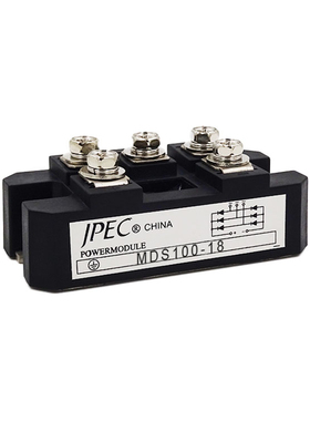 MDS100A 1200V/1400V/1600V 1800V 三相全波整流桥模块 JPEC