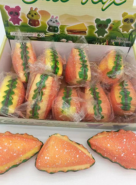 Squishy food sandwich bread vent Toy squeeze面包减压捏捏乐