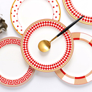 轻奢陶瓷碗碟餐具套装 精致饭碗骨瓷盘子高颜值家用菜盘牛排西餐盘