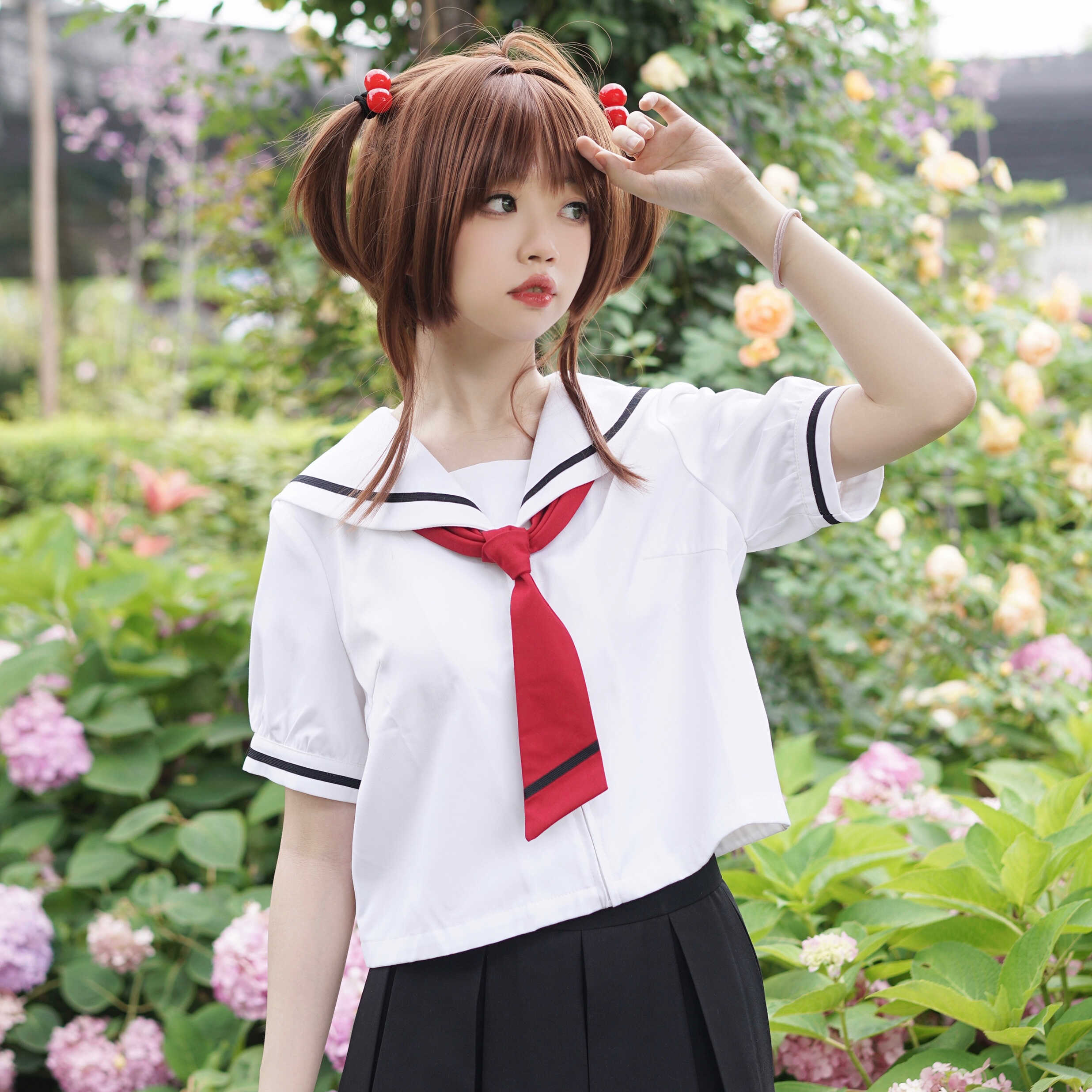 【猫的星象仪JK】魔卡少女樱夏季校服cos服木之本樱知世cosplay