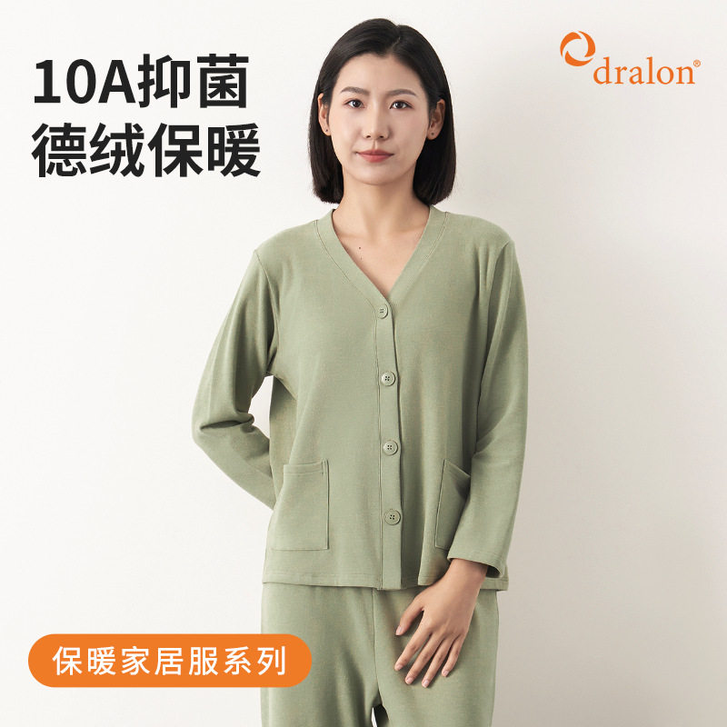 女士家居服秋冬新款加厚宽松