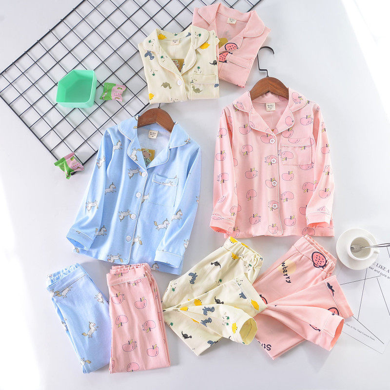 棉质睡衣家居服男童家居套装