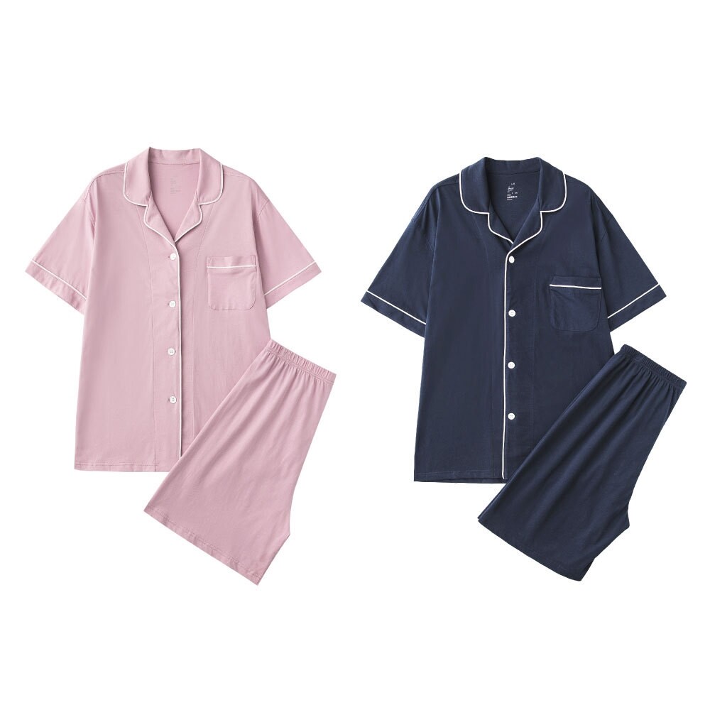家居服套装针织无侧缝
