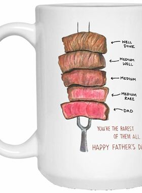 送爸生日礼物父亲节陶瓷咖啡马克杯子大容量水杯DAD Father's Day