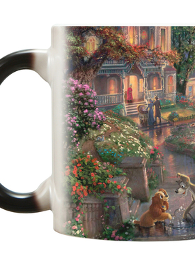 小姐与流氓流浪汉Lady and the Tramp感温陶瓷马克杯变色杯子水杯