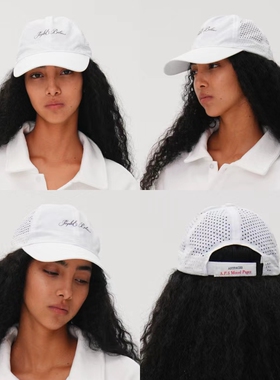 AXYPAGESsimple系列休闲百搭透气速干印花棒球帽弯檐帽网球帽男女