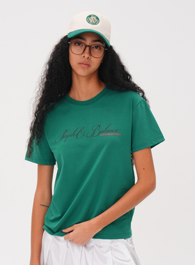 AXYPAGES blance系列 logo印花T恤合身版型短袖