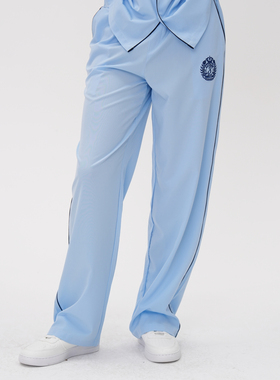 AXYPAGESsimple系列 男女同款刺绣logo休闲宽松家居服睡裤