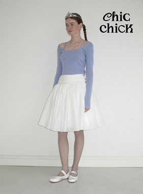 ChicChick时髦小鸡vol18天鹅之歌纯白提花三层尼龙空气芭蕾蓬蓬裙