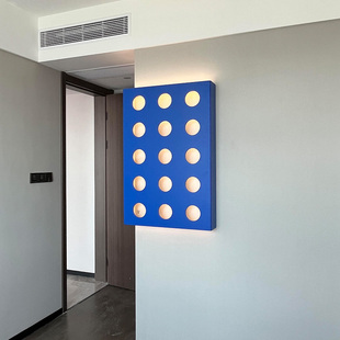 定制实木烤漆壁挂式手办展示柜透明亚克力泡泡玛特盲盒收纳墙