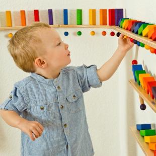 03公区儿童互动装置玩具幼儿园环创建构架空层墙面益智挂画装饰画