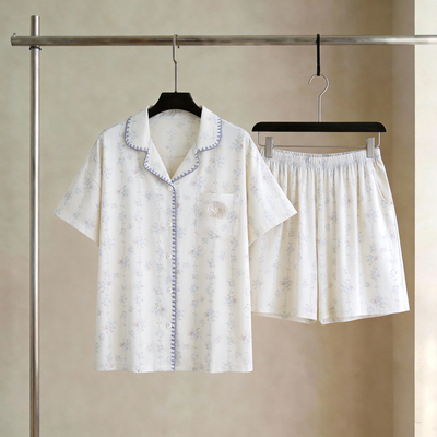 SLEEPTIGHT天丝棉睡衣女碎花短袖