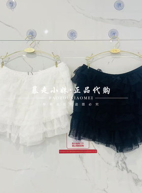 tutuanna波点蕾丝安全裤裙打底裤