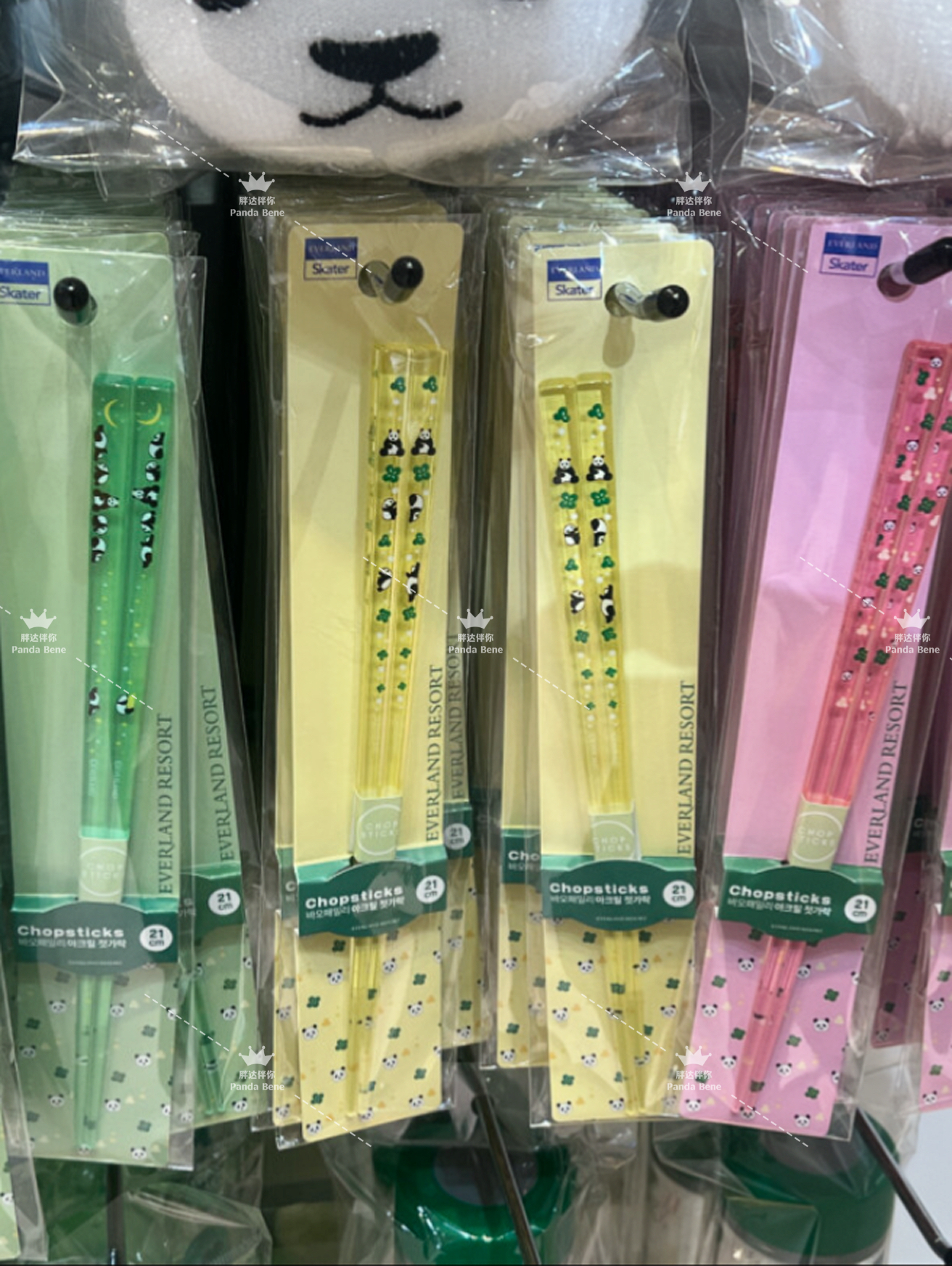 现货宝家族筷子爱宝乐园周边熊猫筷子福宝周边福宝筷子宝家族餐具