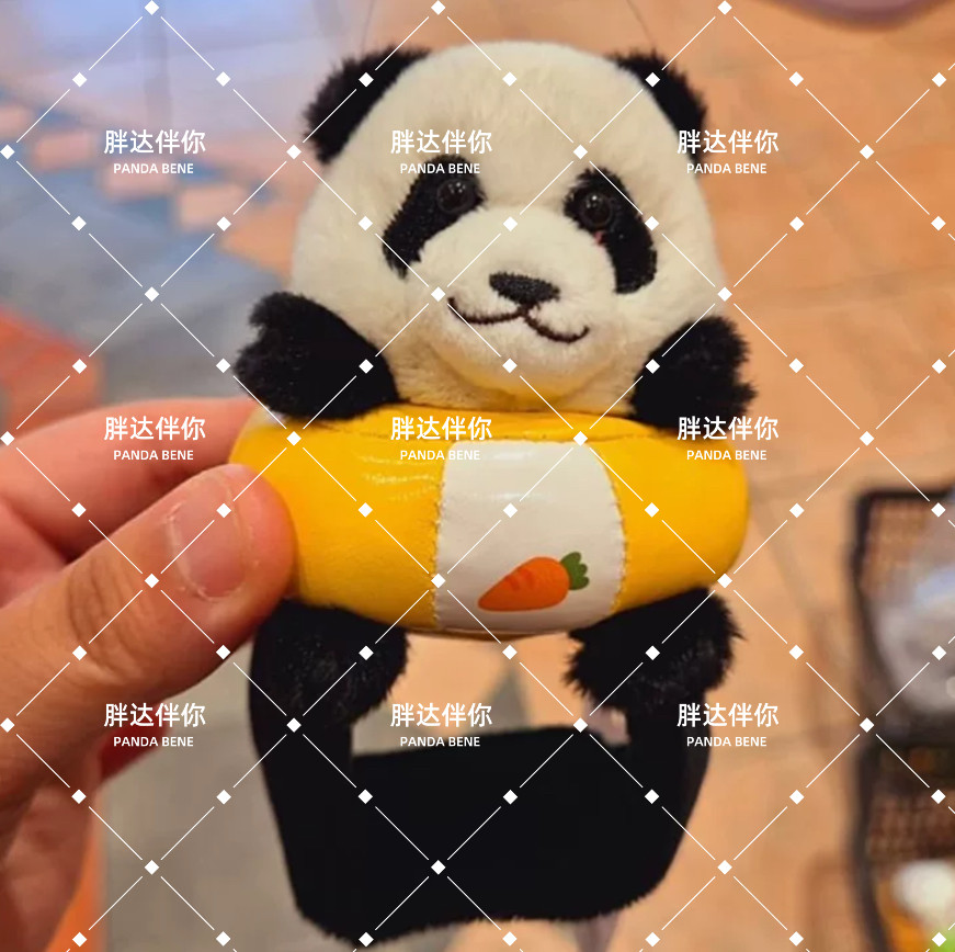 现货福宝绑带韩国爱宝乐园代购福宝游泳圈手环熊猫装饰手环发环
