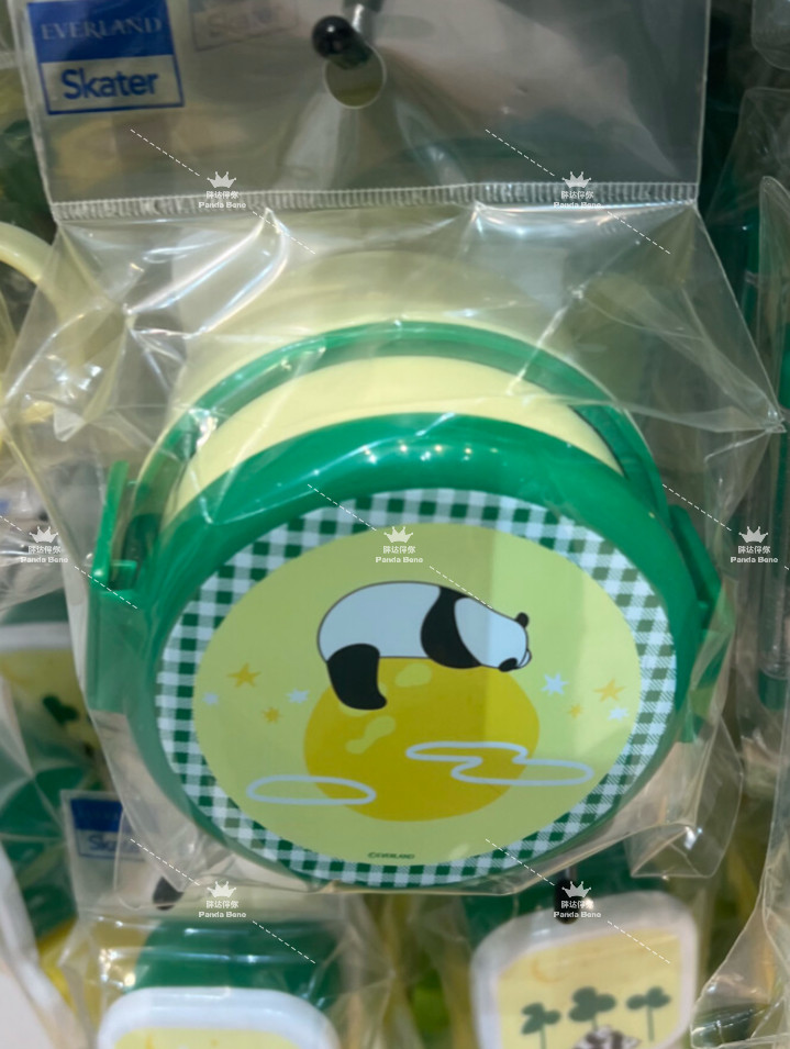 宝家族春游便当盒爱宝乐园新品熊猫便当盒福宝周边便当盒福宝便当图片