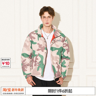 猎鸭迷彩印花刺绣羽绒棉服男女外套 REFERENCE 特惠7折 EMPTY
