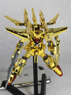 全场特价包邮 高达 HG SEED 不知火型 金色拂晓 电镀 万代 拼装