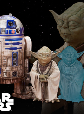 全场特价包邮 寿屋 ARTFX+ 星球大战 尤达大师 R2-D2 机器人