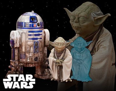 全场特价包邮 寿屋 ARTFX+ 星球大战 尤达大师 R2-D2 机器人