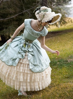 【意向金-仅登记用】刺绣铃兰优雅复古时之砂lolita原创设计1950s