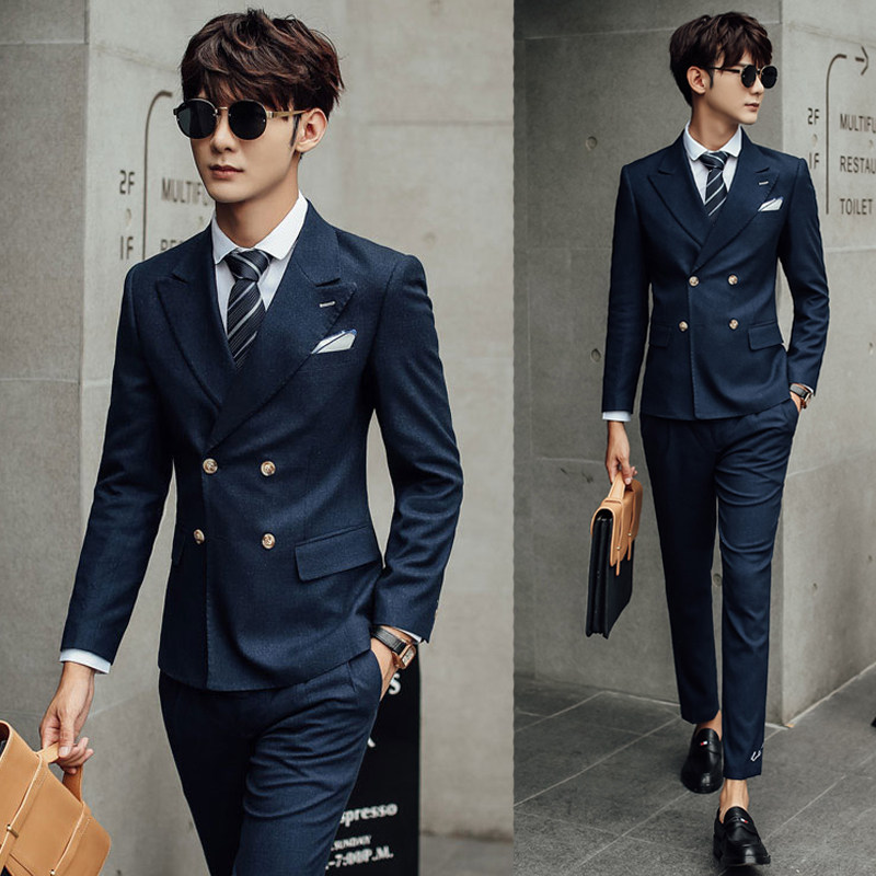 Costume homme en coton pour automne - Ref 1552785 Image 1