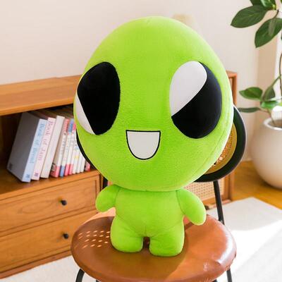 可爱大眼绿色外星人毛绒
