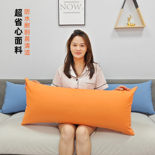 长方形皮革抱枕客厅沙发靠垫靠背轻奢高级感靠枕大尺寸枕套不含芯