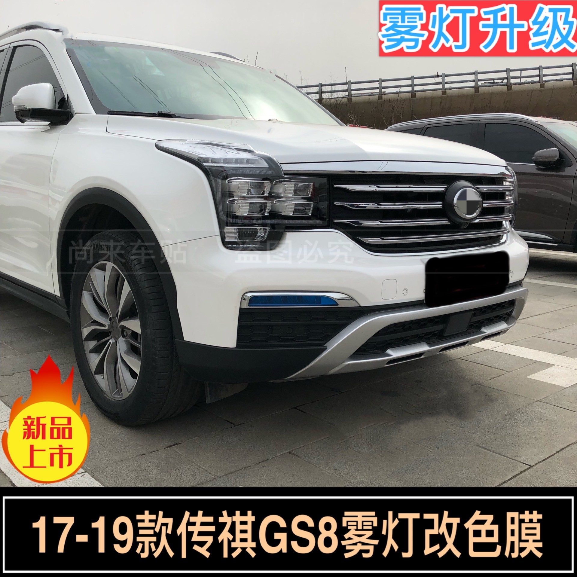 gs8改装雾灯17装饰变色膜车贴