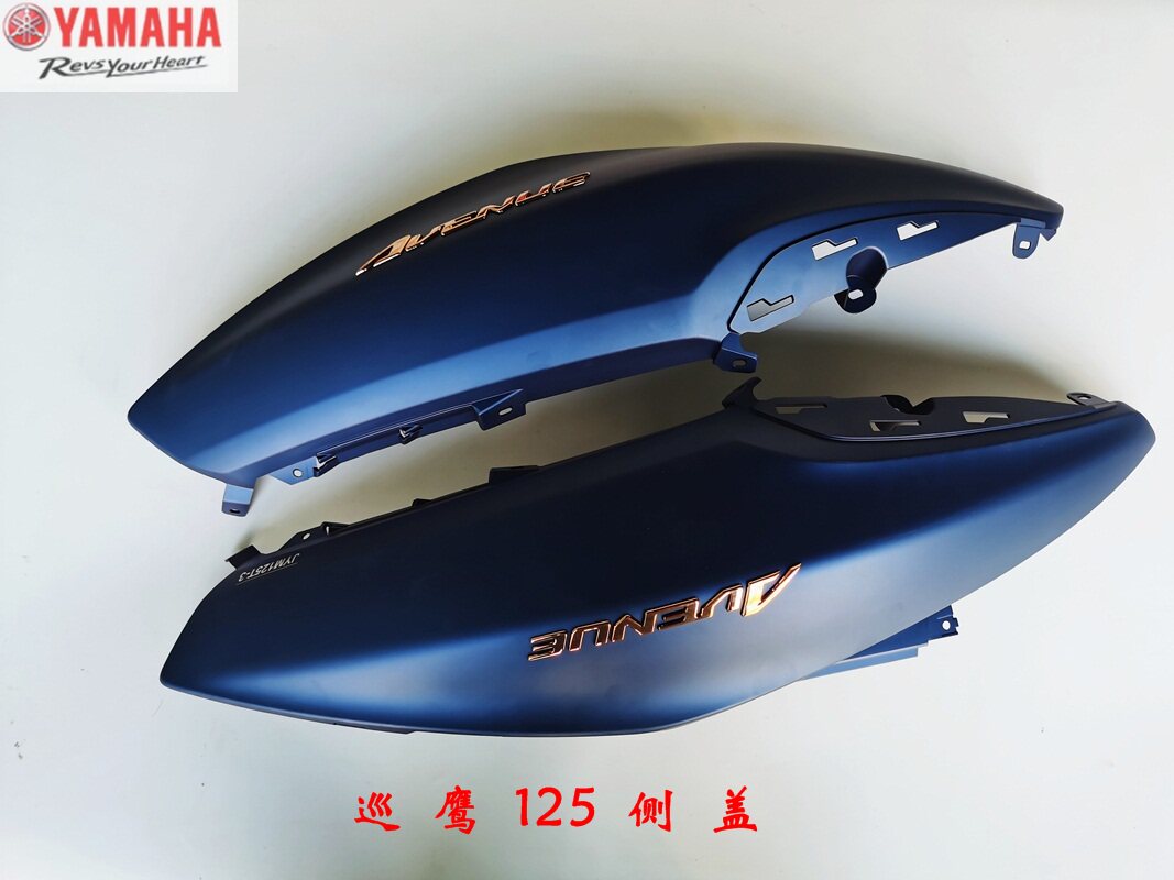 雅马哈巡鹰125 侧盖jym125t-3电喷国4后护板后围板原厂外壳后边盖