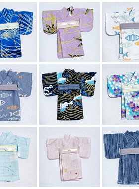 ob11和服浴衣和风套装gsc YMY ob22 6分bjd娃衣棉花娃娃20cm包邮