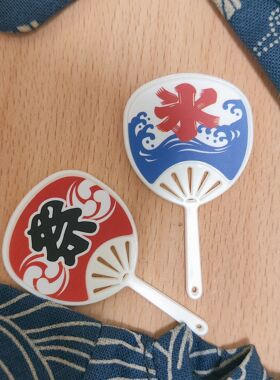 ob11阿巳2.0妖精体娃用迷你扇子和风夏日祭浴衣和服搭配拍摄道具