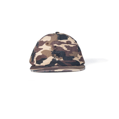 帽软顶男女迷彩滑板平檐四季