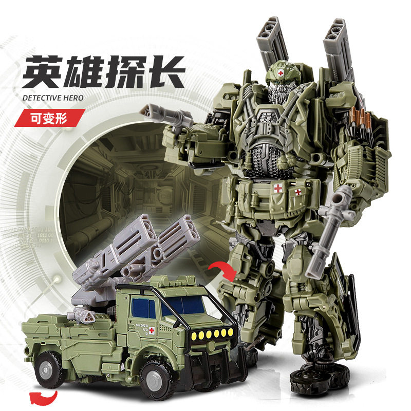 变5泰霸YS-06英雄探长电影版吉普车模型V级变形玩具男孩金刚礼物