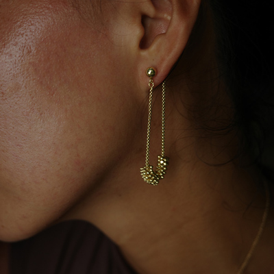 爆款后挂式耳饰925银针耳圈