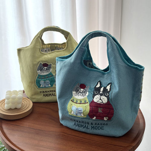 kusuguru正品毛绒大容量购物袋