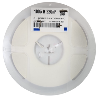 CL05B224KO5NNNC 220nF/±10%/16V/0402/X7R贴片电容（100只）