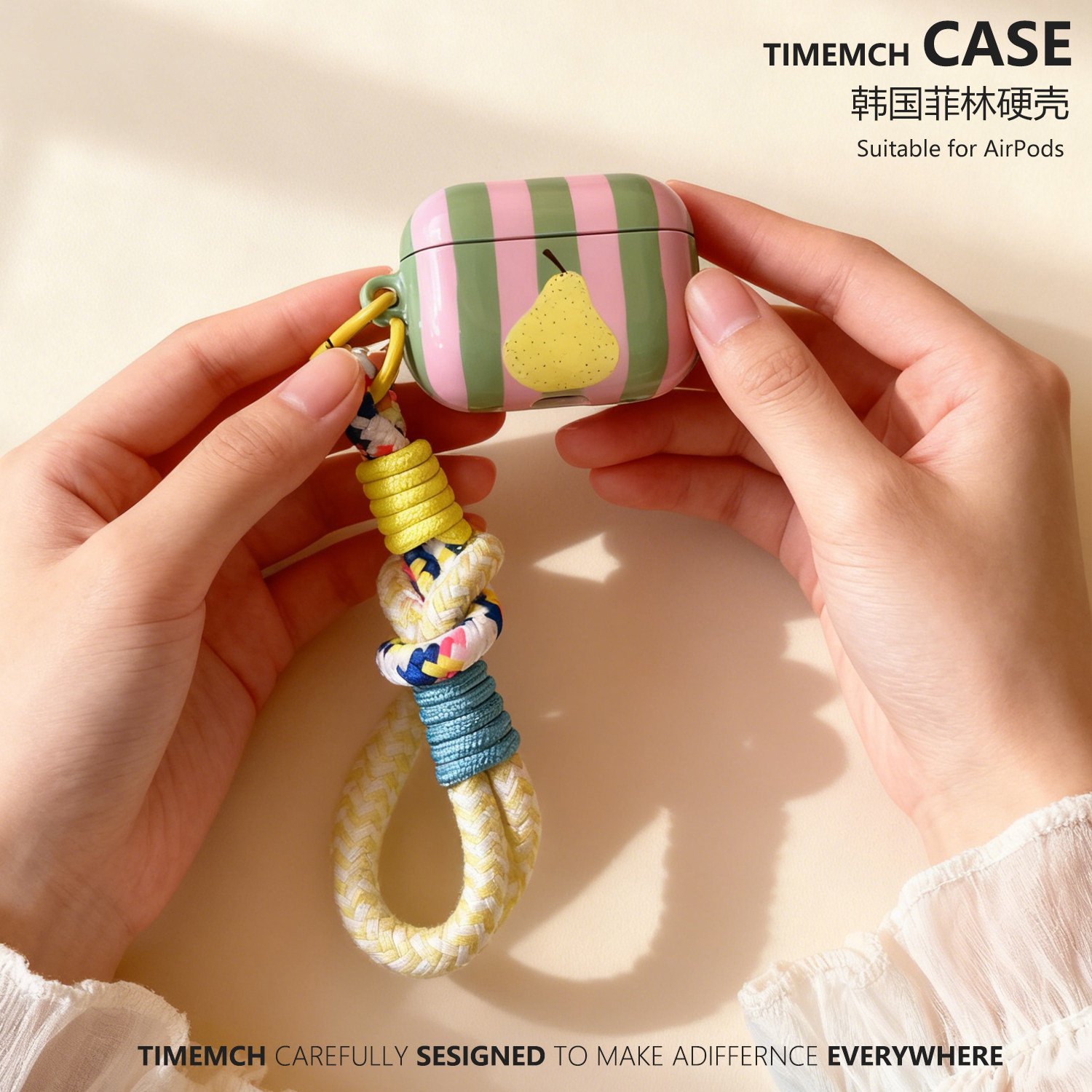 没有鸭梨 适用苹果airpods4保护套airpodspro3保护壳艺术生个性airpods3耳机保护套airpodspro二三代耳机壳,3C数码配件,耳机保护套,淘宝优惠券,粉丝福利购,淘宝优惠卷