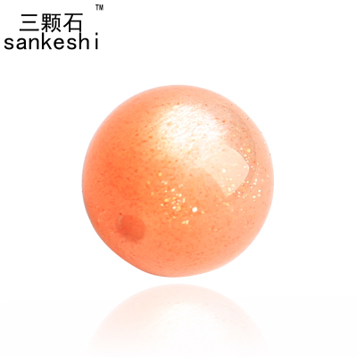 水晶天然日光石半成品珠子