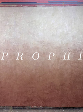 高级婚纱橙色渐变复古油画背景布颗粒感橙色手绘拍照肌理背景布